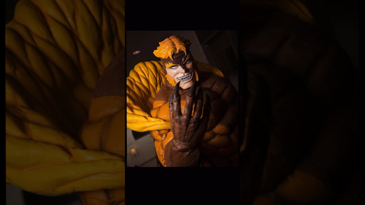Becoming Sabertooth from X-Men #wolverinecosplay #cosplay #costume #marvelcosplay #marvel #cosplayer