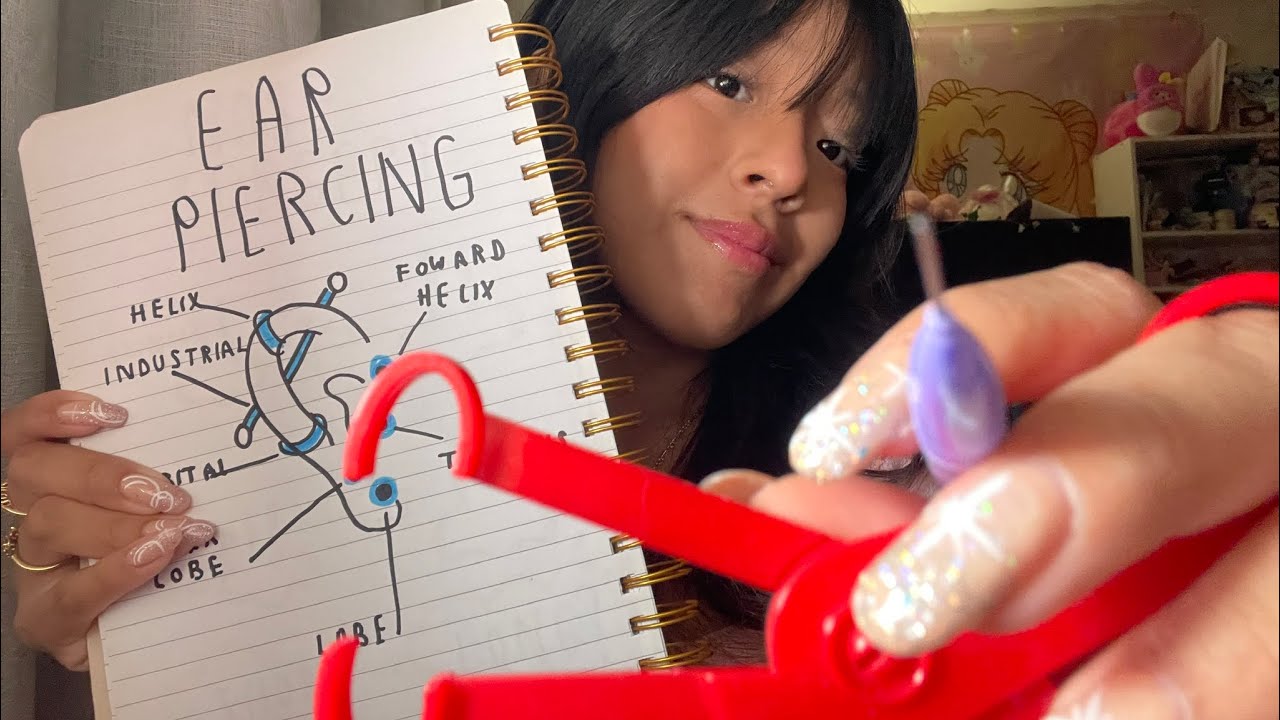 asmr - piercing your ears rp