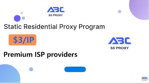 How to choose and purchase ABCproxyproxy static residential proxy？