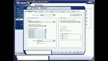 How to set your FSX to get good results
