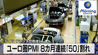 ユーロ圏PMI 8カ月連続「50」割れ　ドイツ フランスが低迷【モーサテ】（2024年1月25日）