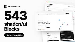 543 Free & Premium Shadcn Blocks for React (Dashboard, Marketing, E-commerce)