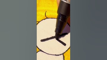 Draw Maggie Simpson from the Simpsons cartoon