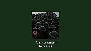 should have been a rockstar, but he didn't have the money for a guitar (Army Dreamers-Kate bush)