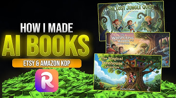 How I made Story Books for Etsy & Amazon KDP with AI