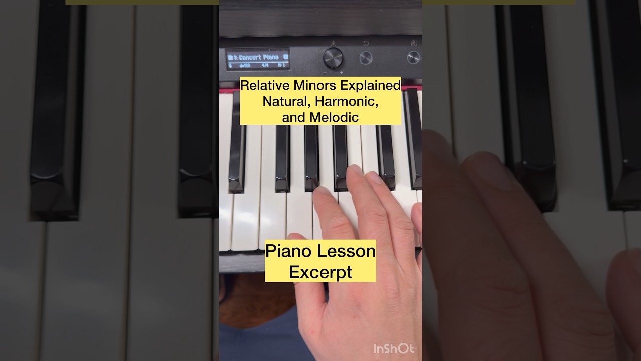 Relative Minors Explained: Natural, Harmonic & Melodic | Piano & Theory Lesson with Tyler Seidenberg