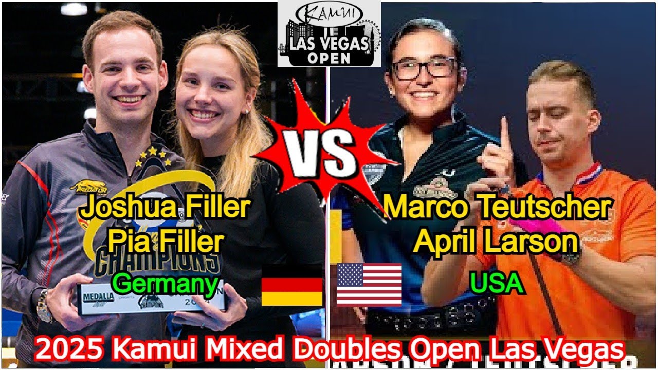 Joshua Filler & Pia Filler 🆚️ Marco Teutscher& April Larson |2025 Kamui Mixed Doubles Open Las Vegas