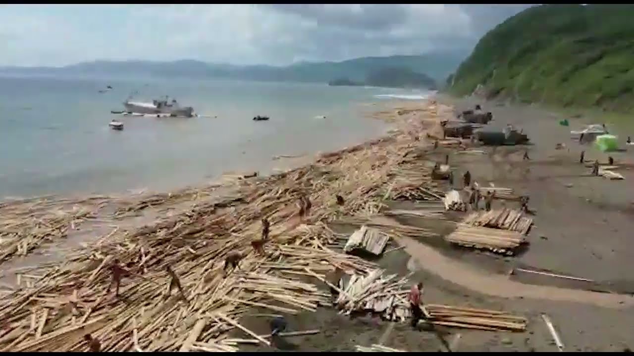 Cargo Ship MARIA Deck Cargo Lost, Russia, Japan Sea