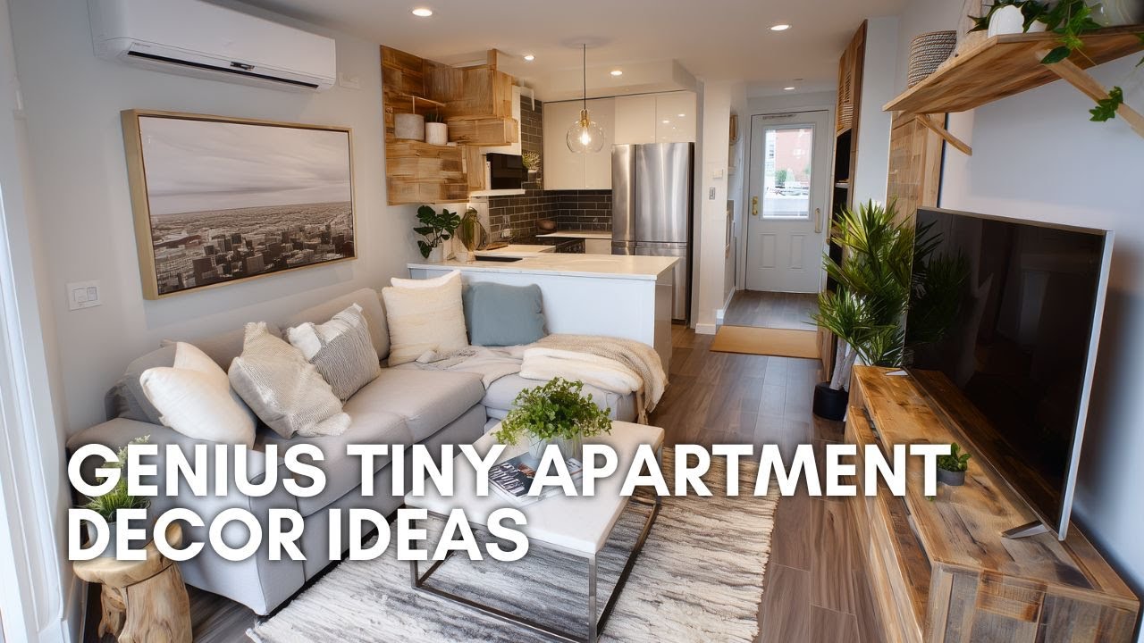 Genius Tiny Apartment Decor Ideas | Affordable Modern Design Inspiration