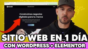 Crea una Página Web en un día con Wordpress y Elementor - Tu Sitio Web en 24 Horas