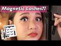 WALANG EYELASH GLUE?! Trying MAGNETIC EYELASHES from Lazada!| Lou Sanchez