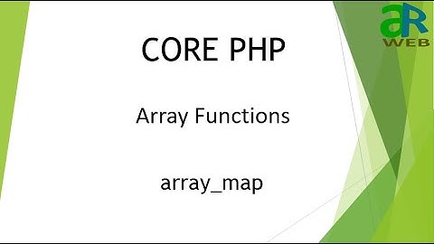 #16 - array_map in PHP || PHP Array Functions