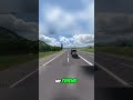 Simulated Town Highway Madness! #shorts