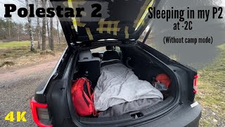 Camping in the Polestar 2
