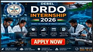 DRDO internship 2026👍| Summer Internship| Internship for Graduate students| govt Internship| Offline