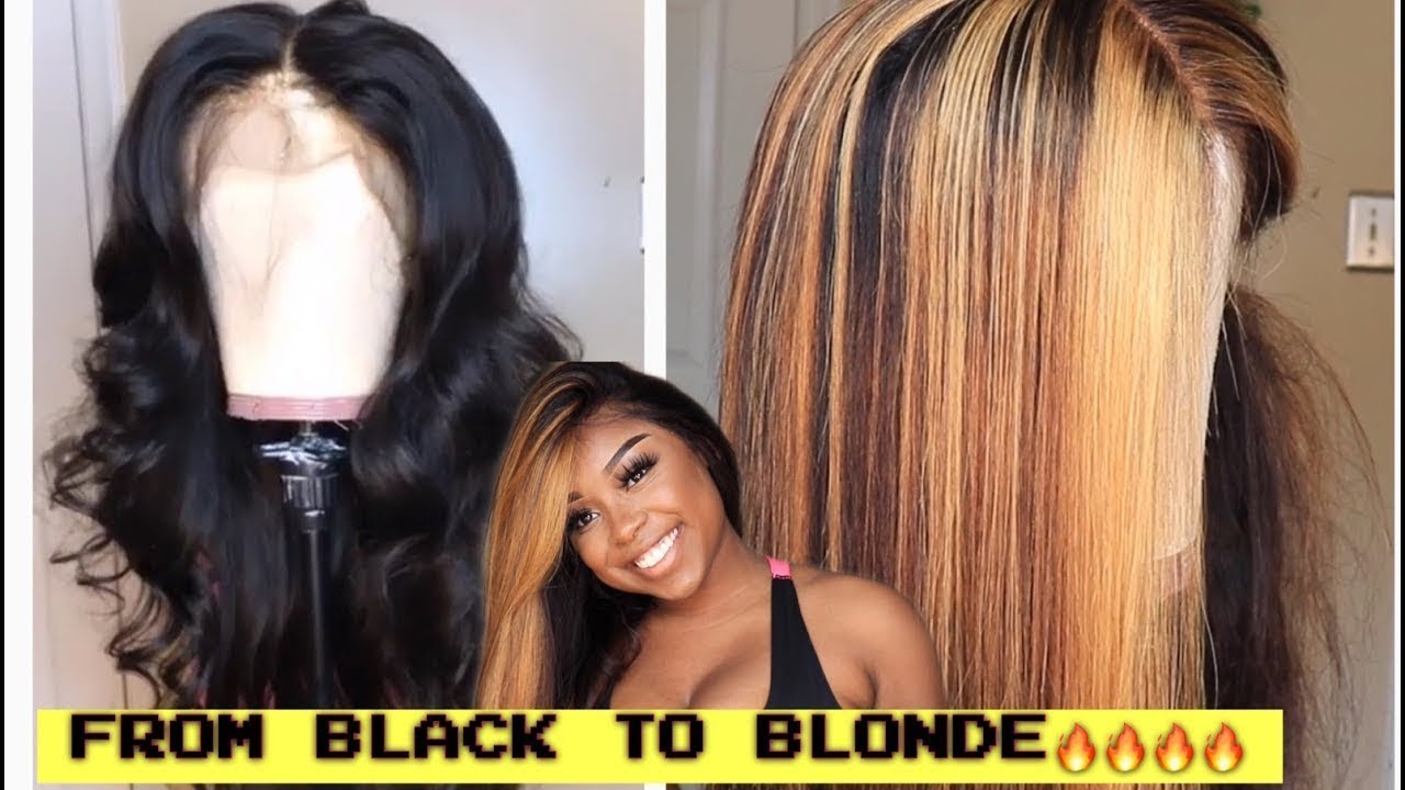 BACKTOSCHOOL SERIESBLEACHING HAIR FROM BLACK TO BLONDE NO DAMAGE