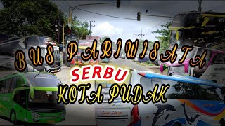 BUS PARIWISATA TERBARU HADIR DI KOTA GRESIK, ROMBONGAN ZIARAH WALI SONGO