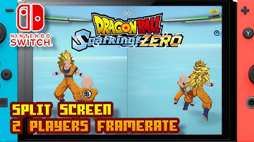 𝐒𝐏𝐋𝐈𝐓 𝐒𝐂𝐑𝐄𝐄𝐍 - DRAGON BALL: Sparking! ZERO - (Nintendo Switch 1) - Framerate & Gameplay - 4K
