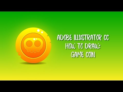 How to draw : Game coin design : Adobe illustrator