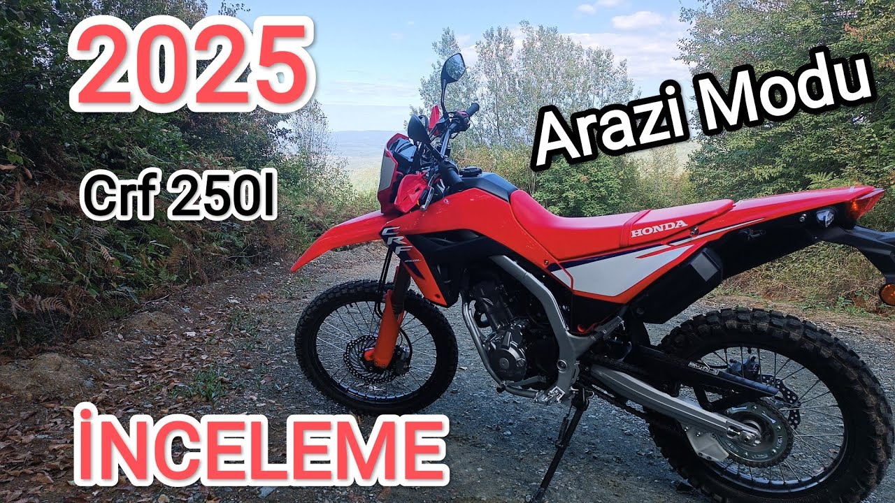 Honda 2025 Crf 250 l Tanıtım İnceleme Deneme Sürüşü #honda #crf250l #Rally250 #vlog 