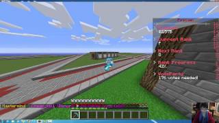 Minecraft Brutal Prison Ruby Is flying in the vip mine shes A OVERLOARD thats why XD