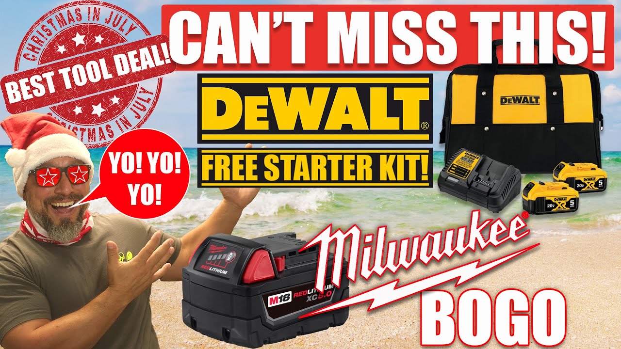 Best Deals From DeWALT + Milwaukee Tool for Christmas in July! YouTube