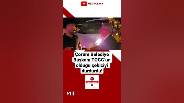 #Çorum Belediye Başkanı #TOGG ’un olduğu çekiciyi durdurdu! #haber #shorts