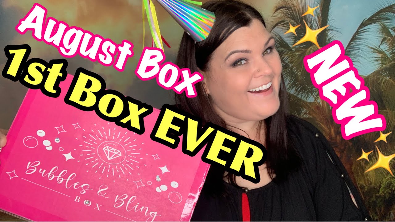 ✨NEW✨ Bubbles & Bling Box August/September 2020 Unboxing  // Their FIRST Box Ever!!!