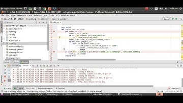 pycharm - Run and Debug Odoo