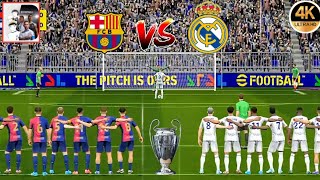 REAL MADRID VS BARCELONA FINAL CHAMPION LEAGUE PENALTY #championsleague #100kviewers #penalty