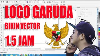 Bikin vector Burung Garuda | Belajar Coreldraw x8