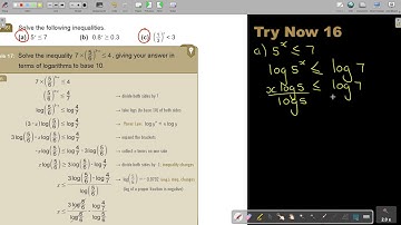 9 16 Solving Exponential Equations and Inequalities   Part 5
