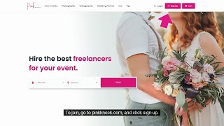 Wedding Planner | Step-by-Step pinkknock.com Sign Up Guide screenshot 5