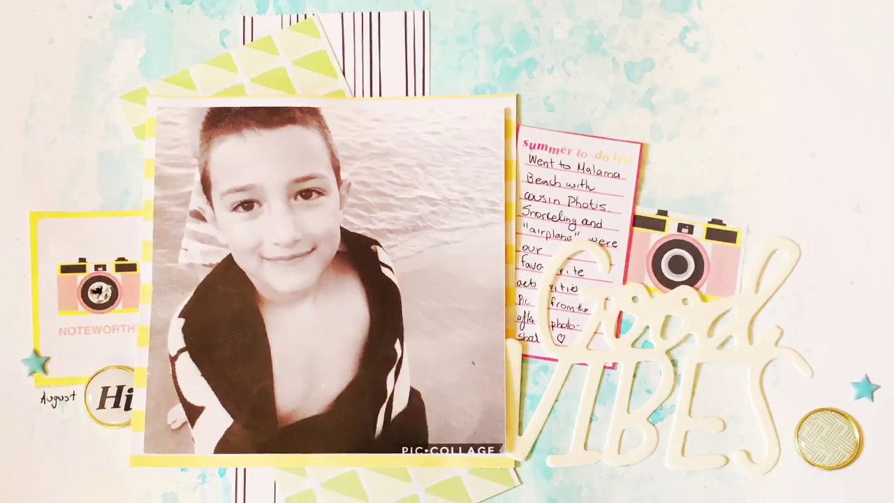 Scrapbooking Process: Good Vibes video phone beyonce mp3