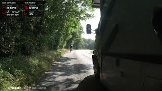5th Sept 2021: Y566 FJN Horsebox close pass