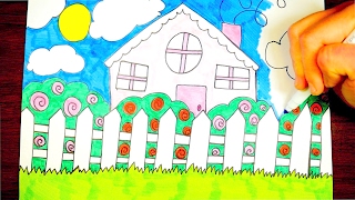 How To Draw A Cottage ~ Kids Learning Video
How To Draw A Cottage ~ Kids Learning Video. Learn how to draw a simple cottage house scene, with this easy to follow, step by step drawing tutorial for children. You can draw this picture with Crayola markers, other markers, colored pencils or crayons. Learn how to draw a white and pink cottage, blue sky, green grass and bushes, red and pink roses and a yellow sun. While learning to draw kids will also have the opportunity to learn about interesting facts about things in this video. A super good way to learn how to draw, while also learning new vocabulary, learning English and learning values and life skills. How To Draw A Cottage ~ Kids Learning Video