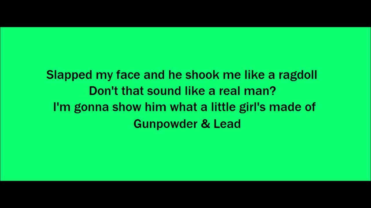 Gunpowder & Lead Miranda Lambert (Lyrics On Screen) YouTube