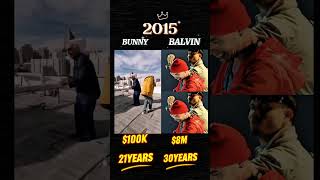 Bad Bunny vs. J Balvin: Reggaeton's $100M Streaming War #networth #billionaires