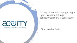 Data Quality Workshop 1