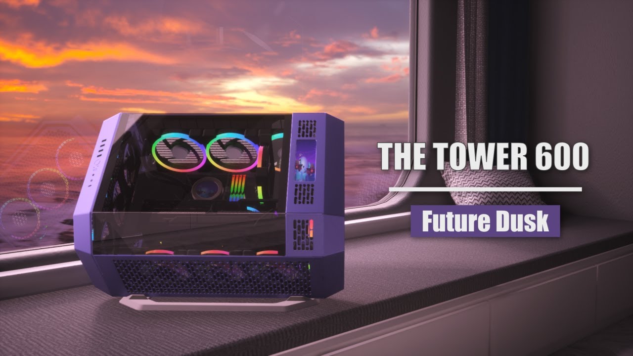 The Tower 600 Future Dusk Mid Tower Chassis
