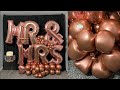 Balloon Bouquet Rose Gold