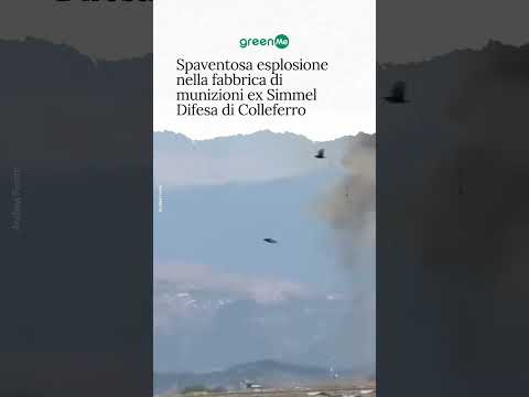 Video Spaventosa esplosione nella fabbrica di munizioni ex Simmel Difesa di Colleferro