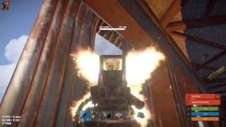 Rust | Downing the Helicopter in a minute with the M249!