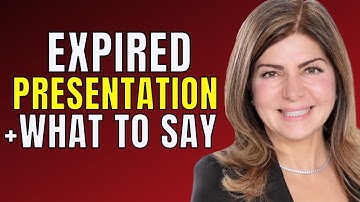 Realtors!!! SAY This..."Expired Listing Presentation" To Get 1 Listing A Day!
