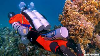 Dahab diving scooters FUN in blue hole. Egypt technical diving