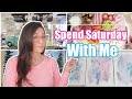 SPEND SATURDAY WITH ME | vlog08 |a day in my life | filming, shopping, paint night with my girl