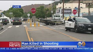 1 Man Dead, 1 Injured In Montecito Heights Shooting