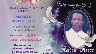 Service of Thanksgiving for Herbert Reece