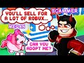 I played as a PET to catch SCAMMERS in Roblox Adopt Me!