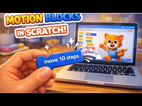 Learn SCRATCH Motion Blocks in Minutes Easily - YouTube